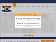 Tablet Screenshot of northhillmontessori.com